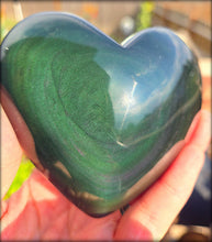 Load image into Gallery viewer, Rainbow Obsidian Heart
