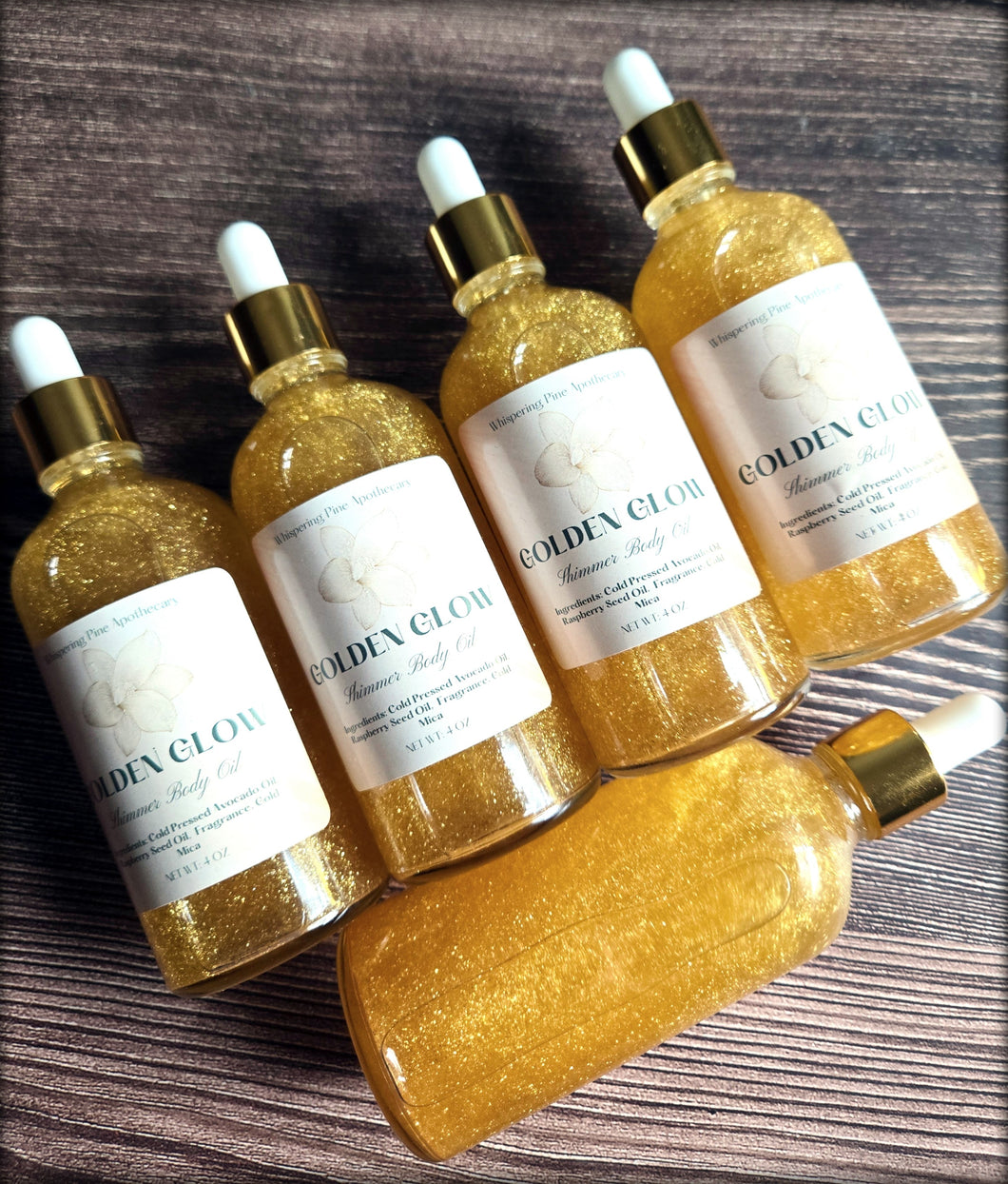Golden Glow Shimmer Body Oil