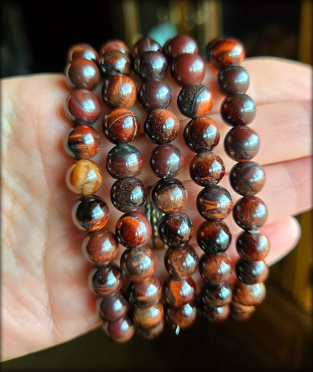 Red Tiger's Eye Bracelet