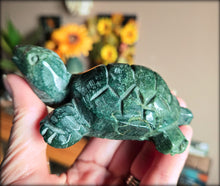 Load image into Gallery viewer, Moss Agate Turtle
