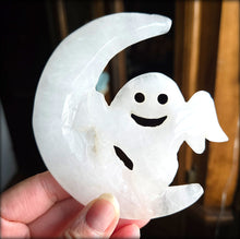 Load image into Gallery viewer, Ghost in Moon Carving
